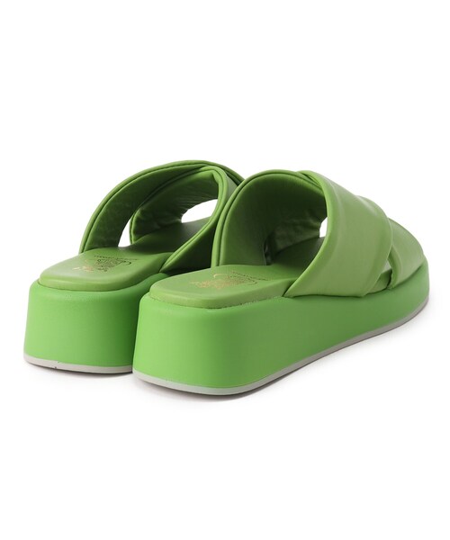 GALLEST（ギャレスト）の「◆【BONTRE】クロスサンダル（サンダル・レディース・ブラック/グリーン/アイボリー・35/40）」の6枚目の写真