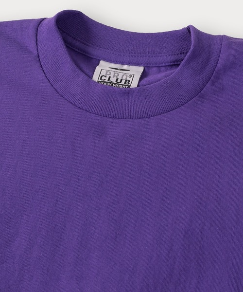 PRO CLUB (プロクラブ)の「【PROCLUB/プロクラブ】6.5OZヘビーウェイトクルーネックTシャツ/無地Tシャツ/ユニセックス(Tシャツ/カットソー・メンズ・ブラック/チャコールグレー/ブラウン/ホワイト/グリーン/パープル・M/L/XL)」の14枚目の写真