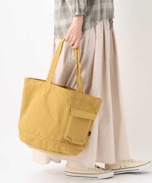 one'sterrace(ワンズテラス)の「【A4可】ROOTOTE ルートート ミディアム リサイクル コットンB(トートバッグ・レディース・カーキ系5・99)」の11枚目の写真