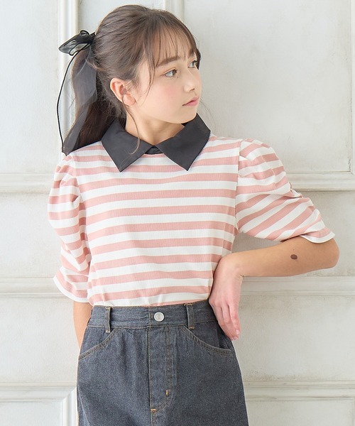 みにょんさん専用ジャンビエ　バスク織　エプロン　オーチバルボーダーシャツ 000000014026-01-m.jpg?t=