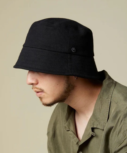 CPH（シーピーエイチ）の「CPH/シーピーエイチ/FULL BUCKET HAT / C&F GABARDINE（ハット・メンズ・ブラック・S/M）」の2枚目の写真