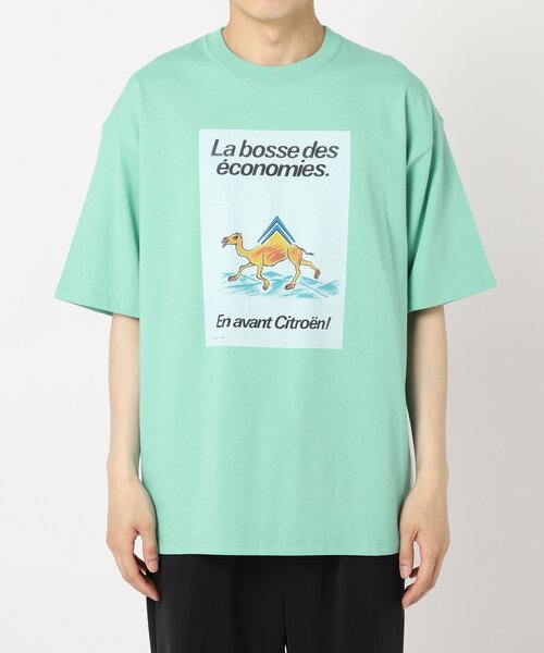 Savignac（サヴィニャック）の「SAVIGNAC (サビニャック) 別注 French Company プリント Tシャツ（Tシャツ/カットソー・メンズ・ライトブルー/ブラック/ホワイト/ライトホワイト/パープル/ブルー/グリーン/モスグリーン/ホワイト×ホワイト/ホワイト系その他/ブラック系その他/ブルー系その他・X-LARGE/MEDIUM/LARGE）」の21枚目の写真