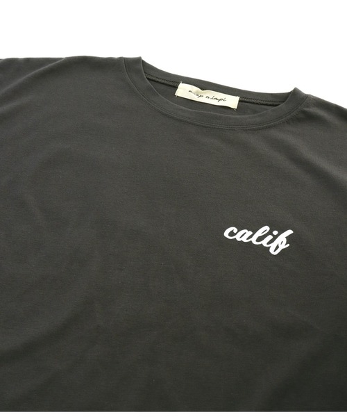 anap mimpi（アナップミンピ）の「BUSフォトプリント ビッグTシャツ（Tシャツ/カットソー・レディース・ダークグレー/ホワイト/イエロー系その他・FREE）」の4枚目の写真