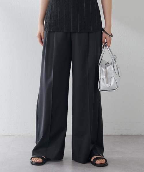 Drawing Numbers(ドローイング ナンバーズ)の「【Drawing Numbers】センタープレスワイドパンツ(スラックス・レディース・ネイビー/チャコールグレー・34/36/38)」の10枚目の写真