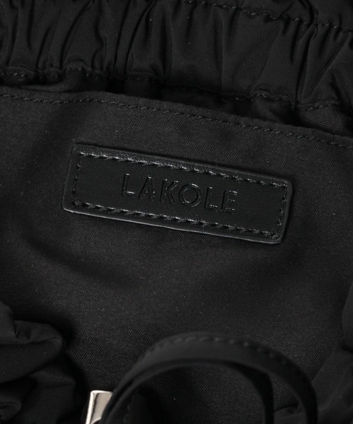 LAKOLE（ラコレ）の「パデットギャザーワンハンドルバッグ / 125596（ハンドバッグ・レディース・ブラック/イエロー/オフホワイト・FREE）」の12枚目の写真