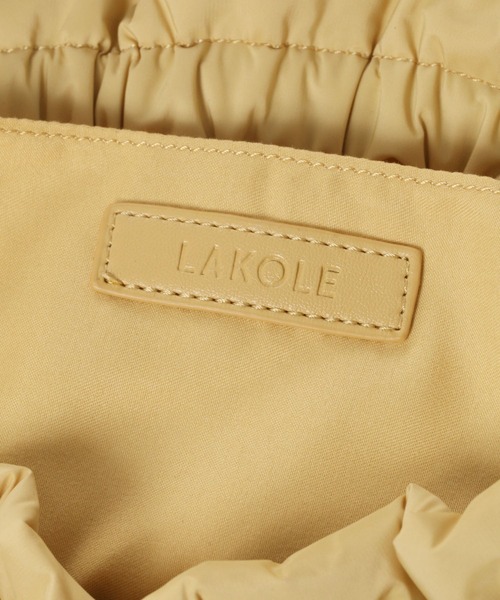 LAKOLE（ラコレ）の「パデットギャザーワンハンドルバッグ / 125596（ハンドバッグ・レディース・ブラック/イエロー/オフホワイト・FREE）」の16枚目の写真