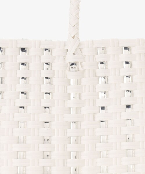 Afternoon Tea（アフタヌーンティー）の「ラメメルカドバッグ（かごバッグ・レディース・ホワイト/グリーン/ブラック・ONE SIZE）」の7枚目の写真