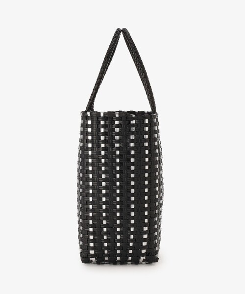 Afternoon Tea（アフタヌーンティー）の「ラメメルカドバッグ（かごバッグ・レディース・ホワイト/グリーン/ブラック・ONE SIZE）」の13枚目の写真