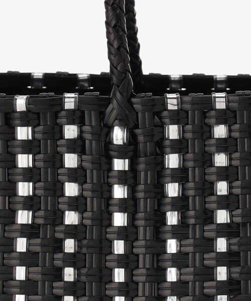 Afternoon Tea（アフタヌーンティー）の「ラメメルカドバッグ（かごバッグ・レディース・ホワイト/グリーン/ブラック・ONE SIZE）」の15枚目の写真