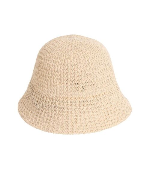 MERCURYDUO（マーキュリーデュオ）の「ペーパーバケハ（ハット・レディース・ブラック/オフホワイト・FREE）」の3枚目の写真