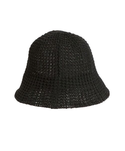 MERCURYDUO（マーキュリーデュオ）の「ペーパーバケハ（ハット・レディース・ブラック/オフホワイト・FREE）」の6枚目の写真