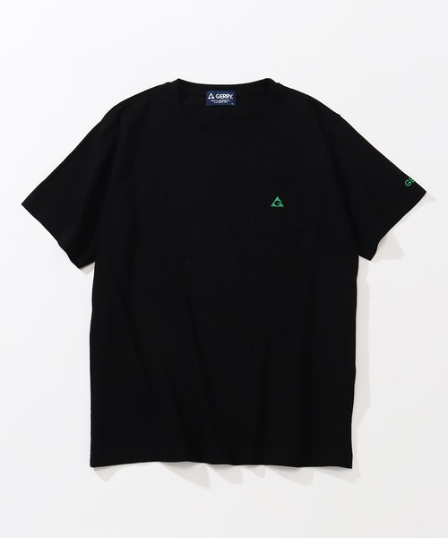 GERRY(ジェリー)の「【GERRY/ジェリー】ポケット付き ロゴ 半袖Tシャツ(Tシャツ/カットソー・メンズ・グリーン/ホワイト/グレイッシュベージュ/ネイビー/イエロー/ブラック・L/LL/M)」の7枚目の写真