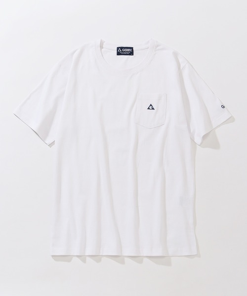 GERRY(ジェリー)の「【GERRY/ジェリー】ポケット付き ロゴ 半袖Tシャツ(Tシャツ/カットソー・メンズ・グリーン/ホワイト/グレイッシュベージュ/ネイビー/イエロー/ブラック・L/LL/M)」の9枚目の写真