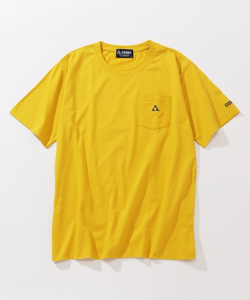 GERRY(ジェリー)の「【GERRY/ジェリー】ポケット付き ロゴ 半袖Tシャツ(Tシャツ/カットソー・メンズ・グリーン/ホワイト/グレイッシュベージュ/ネイビー/イエロー/ブラック・L/LL/M)」の13枚目の写真