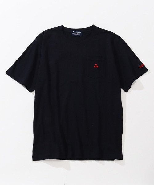 GERRY(ジェリー)の「【GERRY/ジェリー】ポケット付き ロゴ 半袖Tシャツ(Tシャツ/カットソー・メンズ・グリーン/ホワイト/グレイッシュベージュ/ネイビー/イエロー/ブラック・L/LL/M)」の12枚目の写真