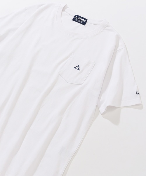 GERRY(ジェリー)の「【GERRY/ジェリー】ポケット付き ロゴ 半袖Tシャツ(Tシャツ/カットソー・メンズ・グリーン/ホワイト/グレイッシュベージュ/ネイビー/イエロー/ブラック・L/LL/M)」の14枚目の写真