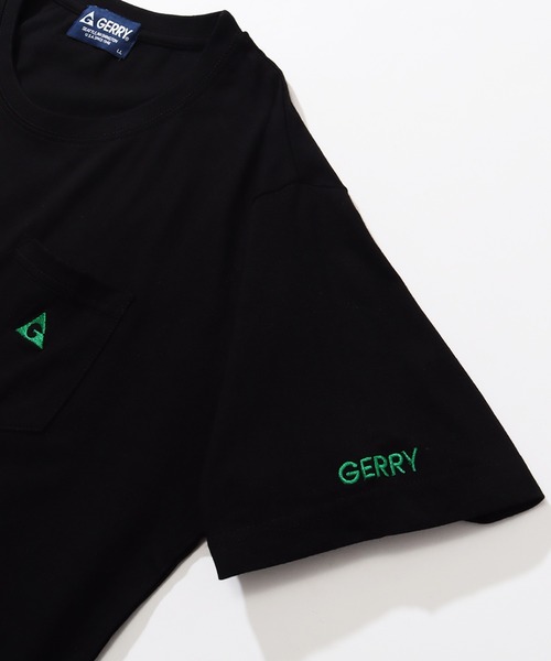 GERRY(ジェリー)の「【GERRY/ジェリー】ポケット付き ロゴ 半袖Tシャツ(Tシャツ/カットソー・メンズ・グリーン/ホワイト/グレイッシュベージュ/ネイビー/イエロー/ブラック・L/LL/M)」の22枚目の写真
