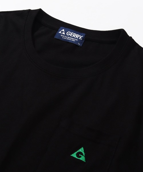 GERRY(ジェリー)の「【GERRY/ジェリー】ポケット付き ロゴ 半袖Tシャツ(Tシャツ/カットソー・メンズ・グリーン/ホワイト/グレイッシュベージュ/ネイビー/イエロー/ブラック・L/LL/M)」の20枚目の写真