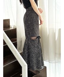 RESEXXY | カットアウトツイードマーメイドスカート(スカート)