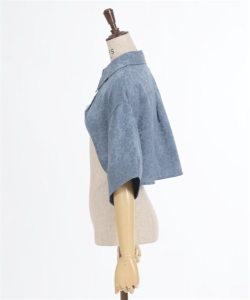 axes femme（アクシーズファム）の「チャイナ釦ショートボレロ