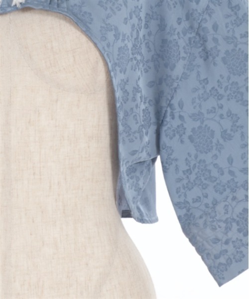 axes femme（アクシーズファム）の「チャイナ釦ショートボレロブラウス（シャツ/ブラウス・レディース・キナリ/ブルー/グリーン/ブラック・FREE）」の18枚目の写真