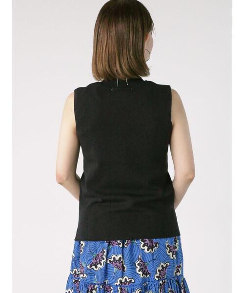 Lugnoncure（ルノンキュール）の「【接触冷感】ノースリーブトップス（ニット/セーター・レディース・グリーン/オフホワイト/ブラック・F）」の14枚目の写真