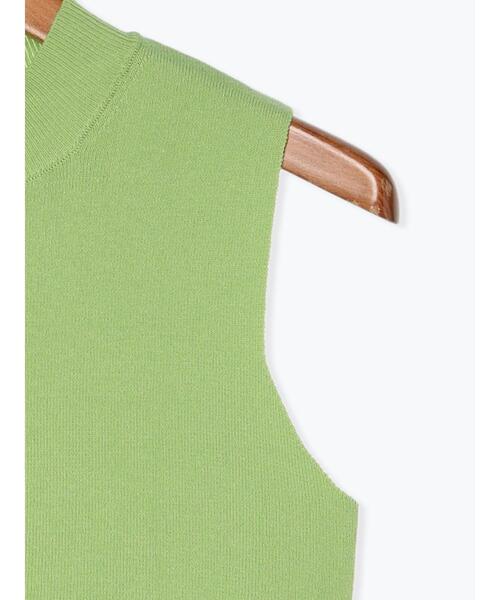 Lugnoncure（ルノンキュール）の「【接触冷感】ノースリーブトップス（ニット/セーター・レディース・グリーン/オフホワイト/ブラック・F）」の22枚目の写真