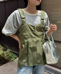 CIAOPANIC TYPY | ナイロンペプラムベスト(ベスト)