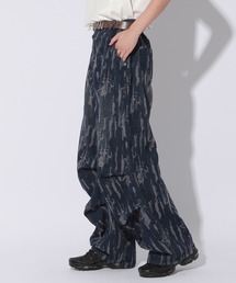 Anui | 【UNISEX/3サイズ展開】ダメージジャガードデニム(デニムパンツ)