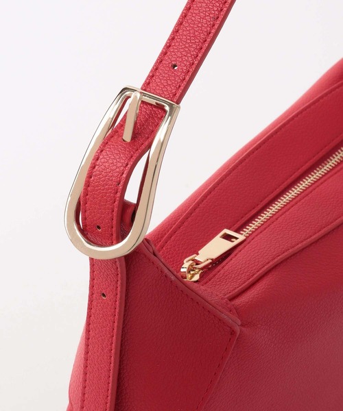 Cepica（セピカ）の「ダブルバックルワンハンドルショルダー（ショルダーバッグ・レディース・レッド/シルバー・FREE）」の11枚目の写真