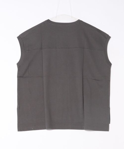 FEEL GOOD CONNECTION AND BLISSFUL TIME(フィールグッドコネクションアンドブリスフルタイム)の「【F&B】オーガンニックコットンフレンチスリーブT(Tシャツ/カットソー・レディース・オフホワイト/チャコールグレー・FREE)」の8枚目の写真
