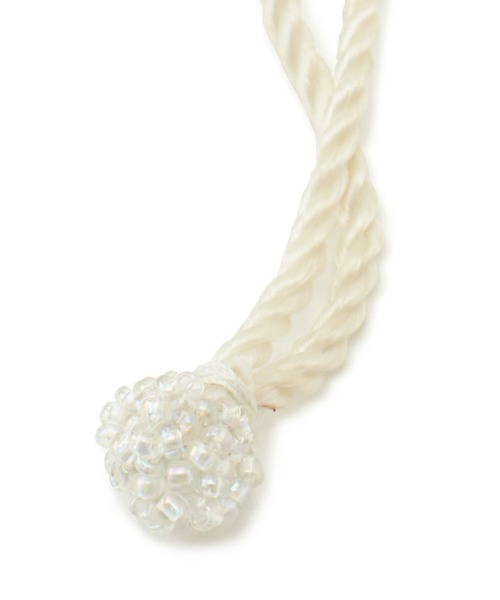 ADAM ET ROPE'（アダムエロペ）の「【ANAN'S(アナンズ)】CROCHET CUTDANA POUCH（ショルダーバッグ・レディース・オフホワイト・FREE）」の8枚目の写真