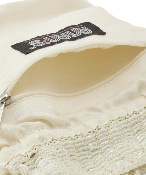 ADAM ET ROPE'（アダムエロペ）の「【ANAN'S(アナンズ)】CROCHET CUTDANA POUCH（ショルダーバッグ・レディース・オフホワイト・FREE）」の12枚目の写真