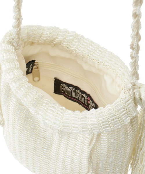 ADAM ET ROPE'（アダムエロペ）の「【ANAN'S(アナンズ)】CROCHET CUTDANA POUCH（ショルダーバッグ・レディース・オフホワイト・FREE）」の13枚目の写真