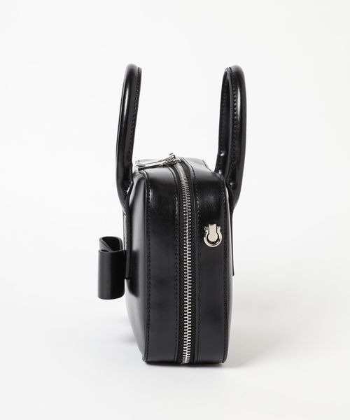 LOWRYS FARM（ローリーズファーム）の「リボンボストンＢＡＧ　135877（ボストンバッグ・レディース・ブラック/オフホワイト・FREE）」の9枚目の写真