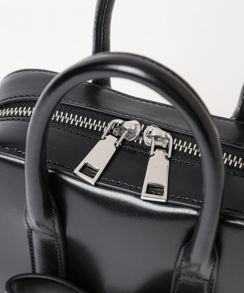 LOWRYS FARM（ローリーズファーム）の「リボンボストンＢＡＧ　135877（ボストンバッグ・レディース・ブラック/オフホワイト・FREE）」の14枚目の写真