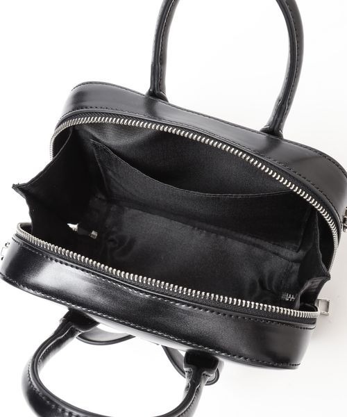 LOWRYS FARM（ローリーズファーム）の「リボンボストンＢＡＧ　135877（ボストンバッグ・レディース・ブラック/オフホワイト・FREE）」の21枚目の写真