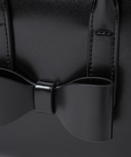 LOWRYS FARM（ローリーズファーム）の「リボンボストンＢＡＧ　135877（ボストンバッグ・レディース・ブラック/オフホワイト・FREE）」の22枚目の写真