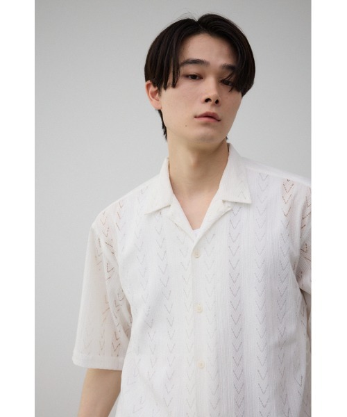 シアー開襟シャツ（シャツ/ブラウス）｜AZUL BY MOUSSY（アズールバイマウジー）