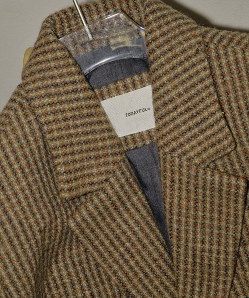 TODAYFUL（トゥデイフル）の「TODAYFUL　Wool100% Check Jacket ウール100％チェックジャケット/12420109（テーラードジャケット・レディース・キャメル・36）」の16枚目の写真