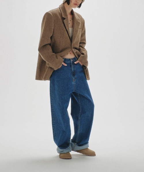 TODAYFUL（トゥデイフル）の「TODAYFUL　Wool100% Check Jacket ウール100％チェックジャケット/12420109（テーラードジャケット・レディース・キャメル・36）」の2枚目の写真