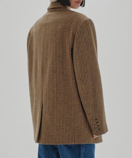 TODAYFUL（トゥデイフル）の「TODAYFUL　Wool100% Check Jacket ウール100％チェックジャケット/12420109（テーラードジャケット・レディース・キャメル・36）」の5枚目の写真