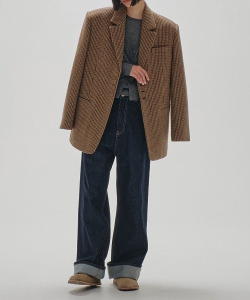 TODAYFUL（トゥデイフル）の「TODAYFUL　Wool100% Check Jacket ウール100％チェックジャケット/12420109（テーラードジャケット・レディース・キャメル・36）」の12枚目の写真