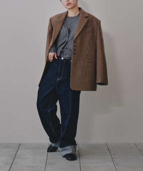 TODAYFUL (トゥデイフル）Wool100% Check Jacket☆ 25秋冬予約