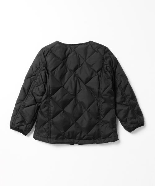 こども ビームス（コドモビームス）の「Smoothy / ノーカラー キルトジャケット (90～130cm)（ブルゾン・キッズ・ブラック/オリーブ/ネイビー・S(90cm～）/L(130cm～)/M(110cm～)）」の16枚目の写真