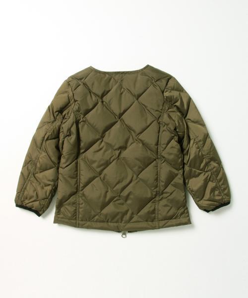 こども ビームス（コドモビームス）の「Smoothy / ノーカラー キルトジャケット (90～130cm)（ブルゾン・キッズ・ブラック/オリーブ/ネイビー・S(90cm～）/L(130cm～)/M(110cm～)）」の12枚目の写真