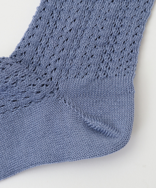 martinique（マルティニーク）の「【CONLEAD /コンリード】クロシェ風レースソックス（ソックス/靴下・レディース・ブラック/ブラウン/ブルーグレー・FREE）」の6枚目の写真