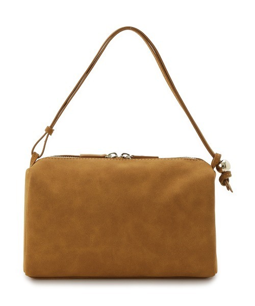 Mila Owen（ミラオーウェン）の「ショルダー付き2WAYスクエアバッグ（ショルダーバッグ・レディース・ブラック/アイボリー/キャメル・FREE）」の12枚目の写真