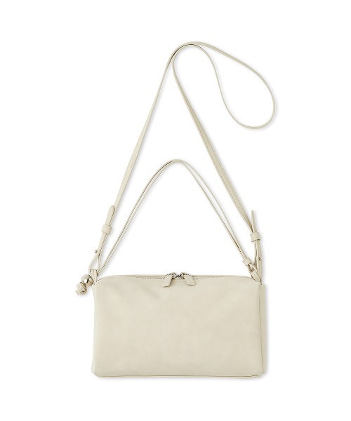 Mila Owen（ミラオーウェン）の「ショルダー付き2WAYスクエアバッグ（ショルダーバッグ・レディース・ブラック/アイボリー/キャメル・FREE）」の19枚目の写真