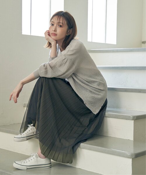 ikka（イッカ）の「【2WAY】リバーシブルスカート（スカート・レディース・チャコールグレー/ベージュ/オリーブ・M/L/S）」の6枚目の写真